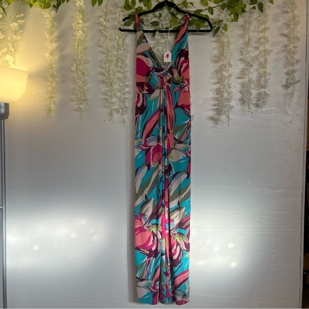 Ambrielle Multicolor Abstract Dress